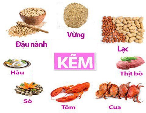 bị chàm nên ăn Thức ăn giàu kẽm