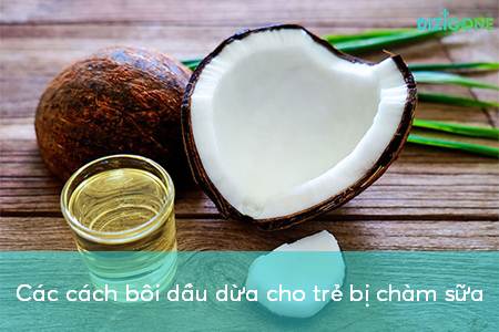 Ưu và điểm yếu kém các cách điều trị chàm sữa bằng dầu dừa
