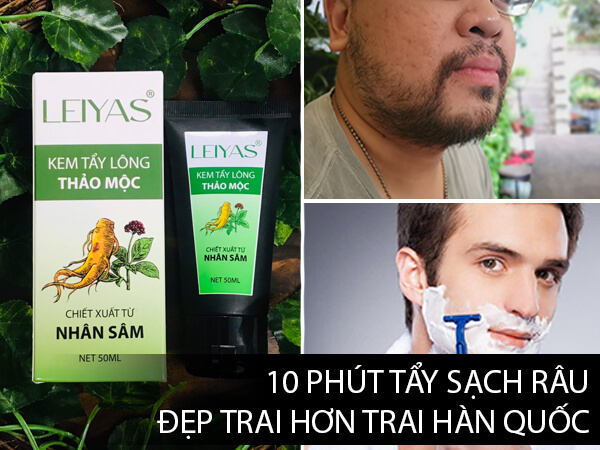 thuốc triệt râu vĩnh viễn cho nam