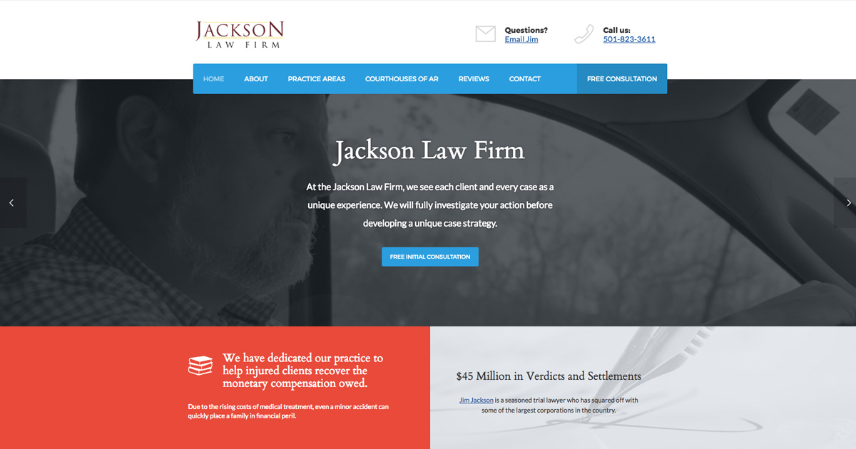 Law Jackson Injury Firm Arkansas Attorney Personal