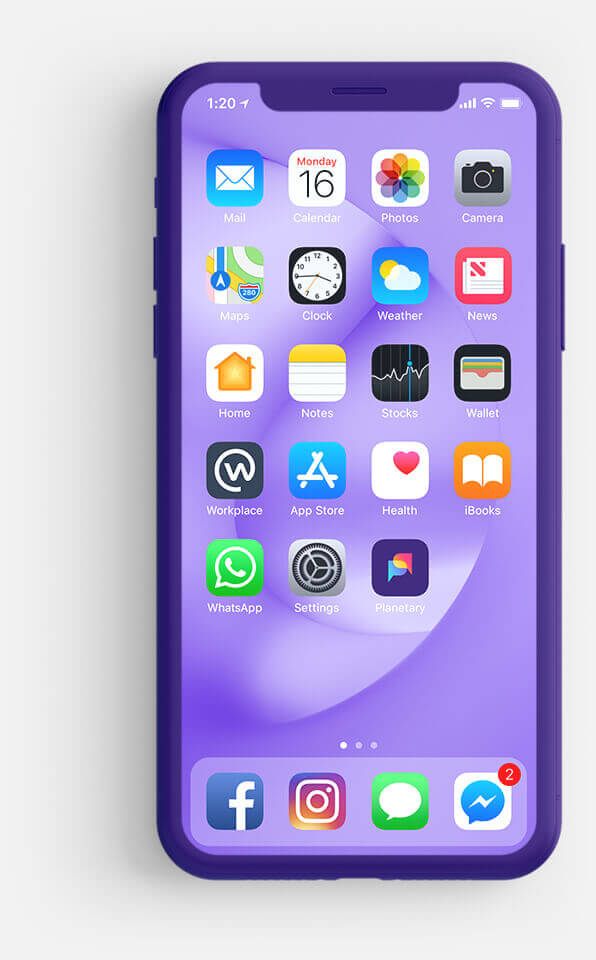 planetary mobile home screen link