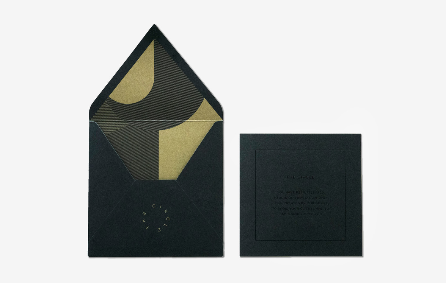The Circle Invite and envelope