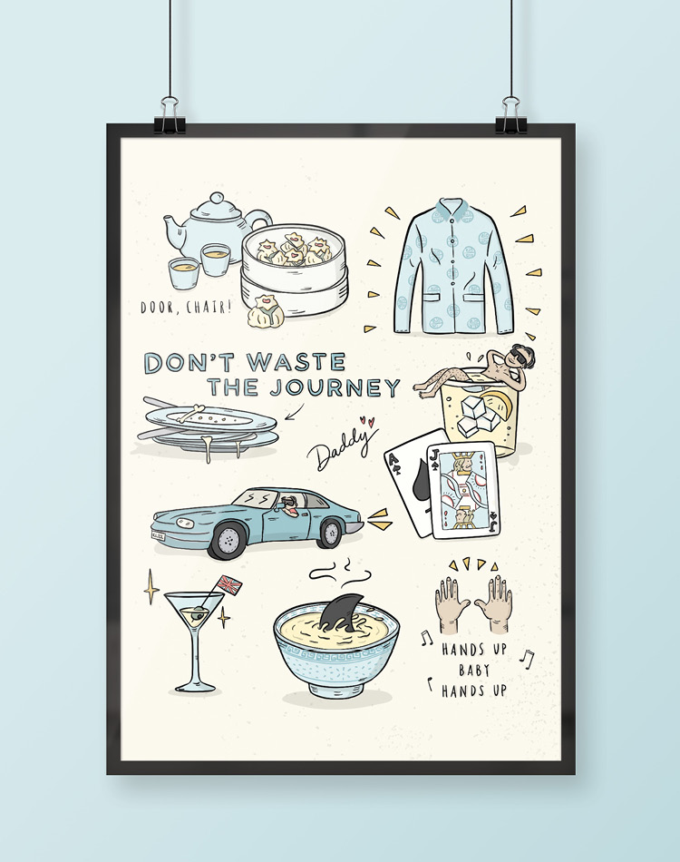 Daddy Flash Sheet Illustration