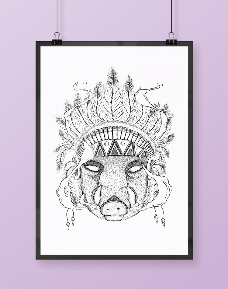 Chief Rocker Illustration