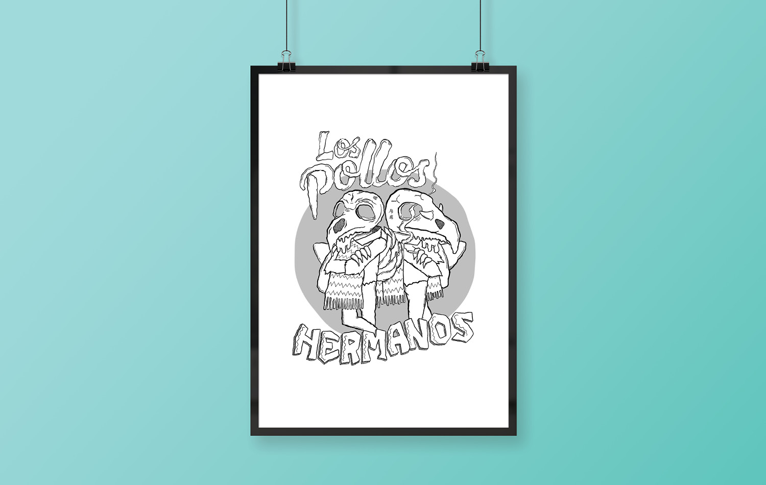 Los Pollos Illustration