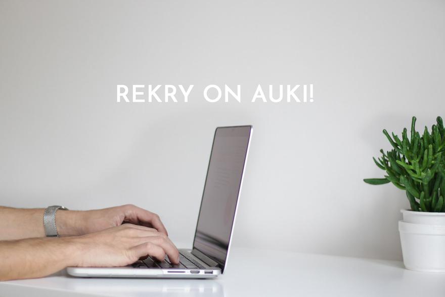 Rekry on auki