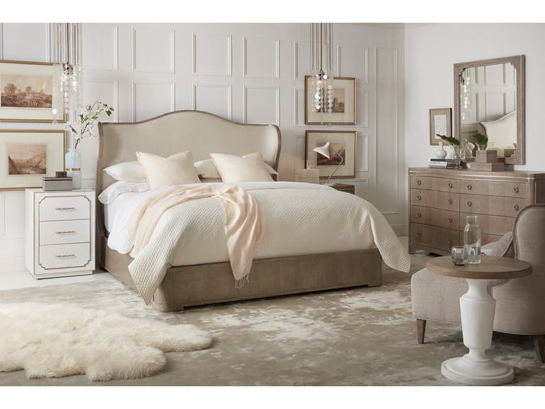 Modern Romance Upholstered Shelter Bed King Bedding Headboards J Allan S Furniture