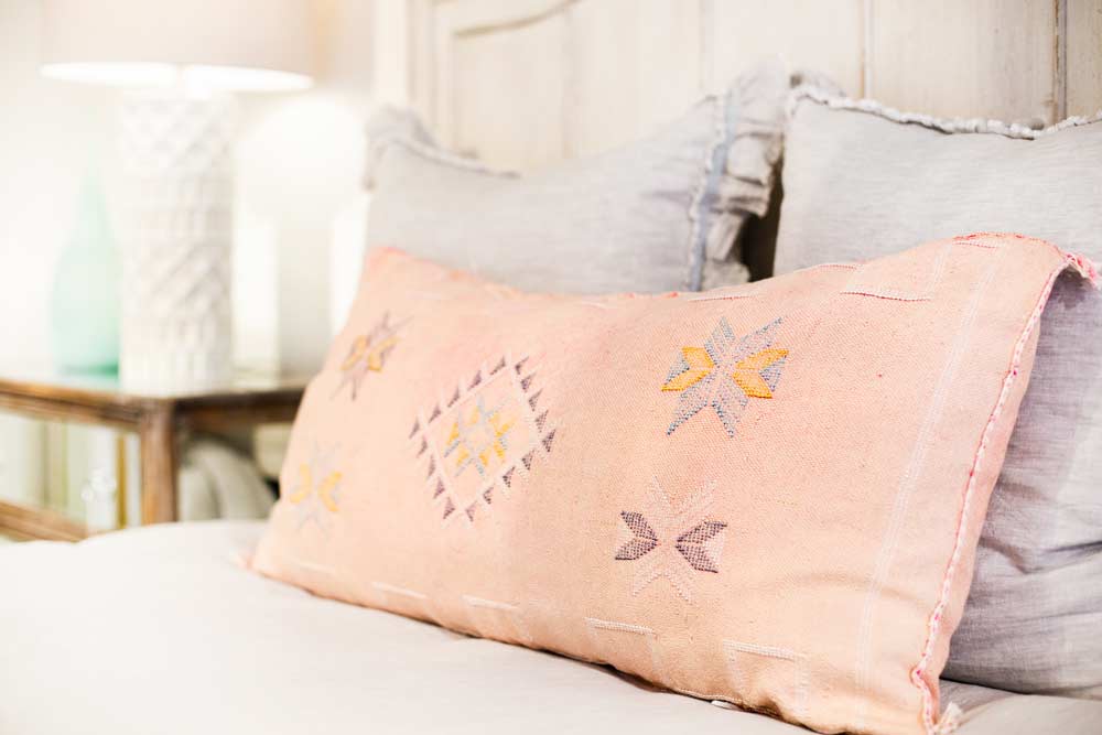 Long Pink Pillow J Allan S Furniture Decor