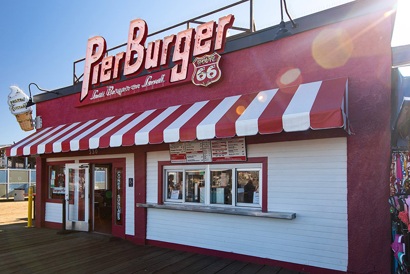 Pier Burger 330 Santa Monica Pier Ca 90401 Tel 310 587 2747