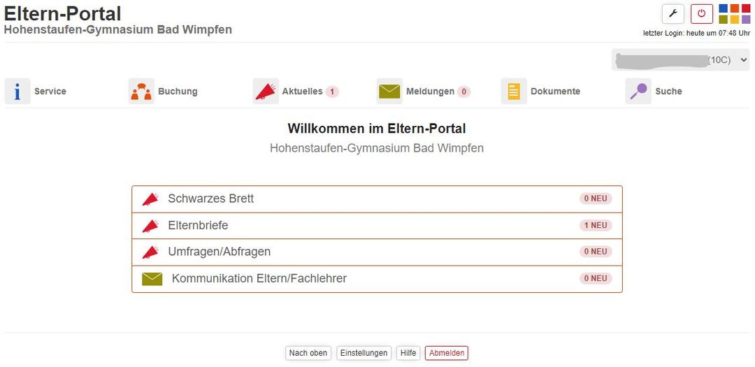 Info Und Elternportal Elternportal Login LEKPU