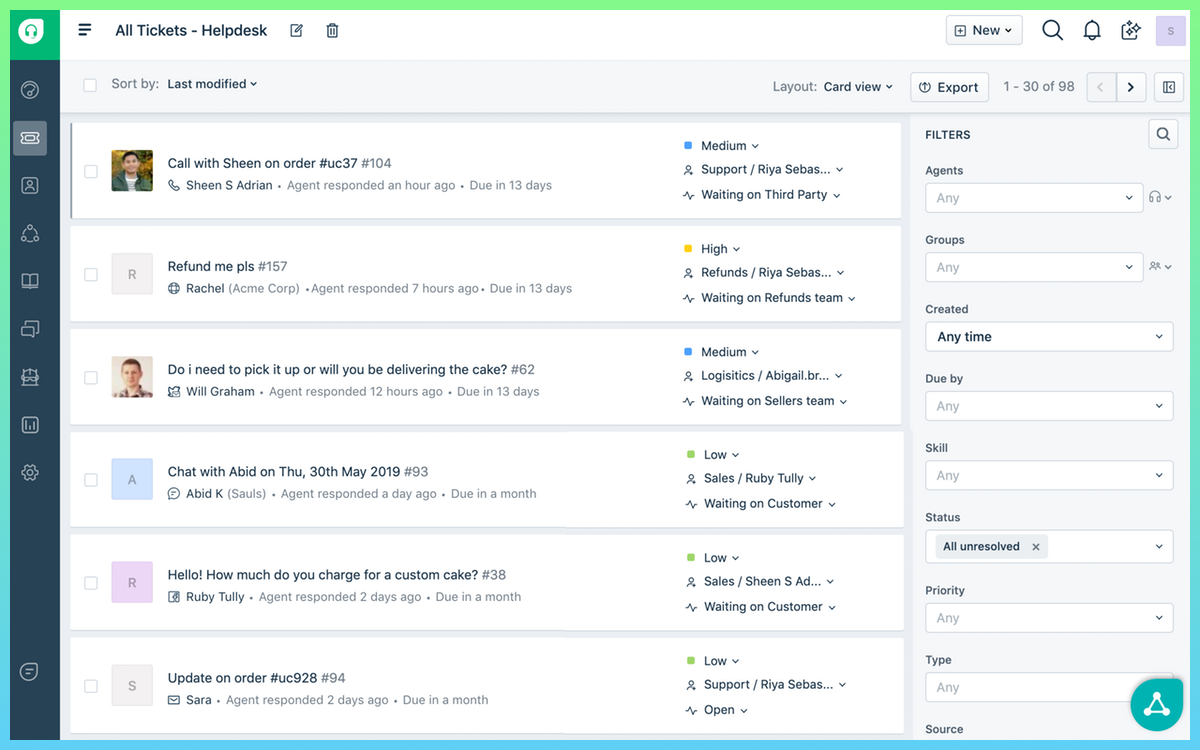 Dashboard_Fresh_Desk