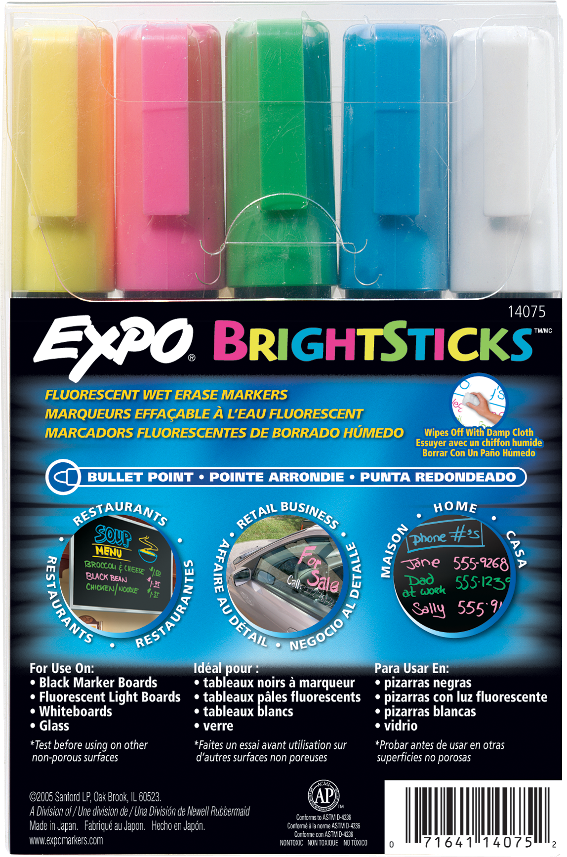 wet erase marker 5 pack