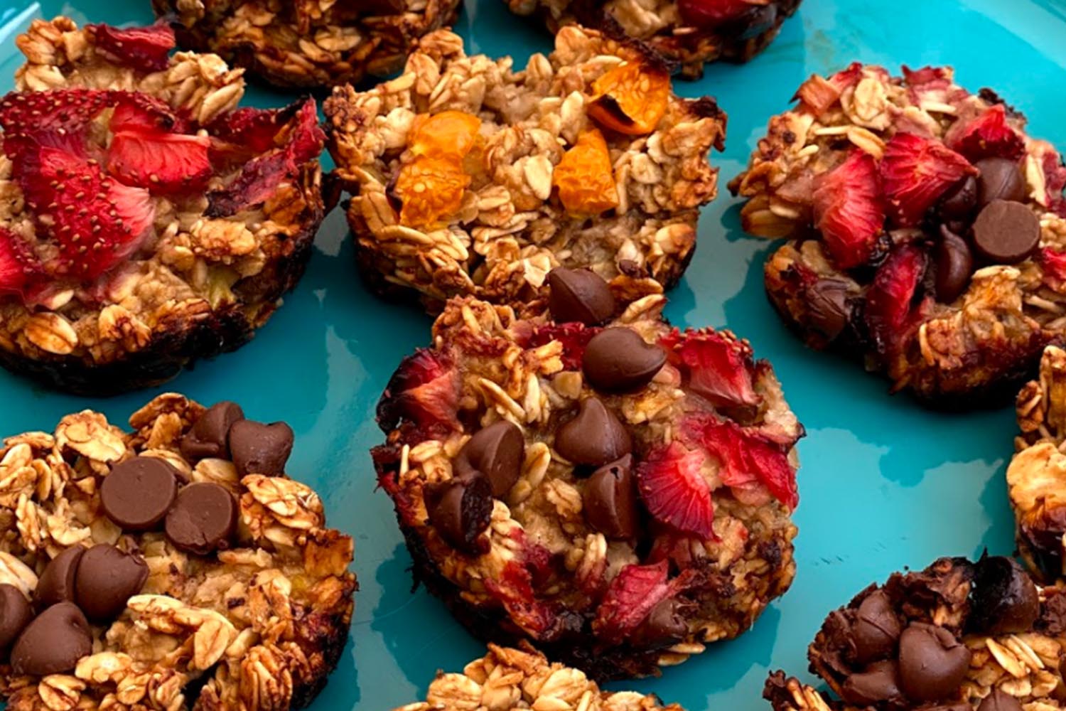 Muffins De Banana Y Avena Fitness