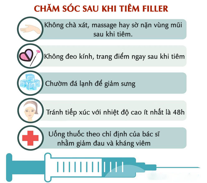 nâng mũi filler có sưng mấy ngày