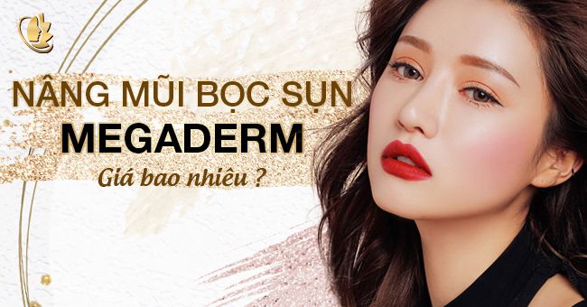 Chi phí nâng mũi bọc sụn megaderm bao nhiêu tiền