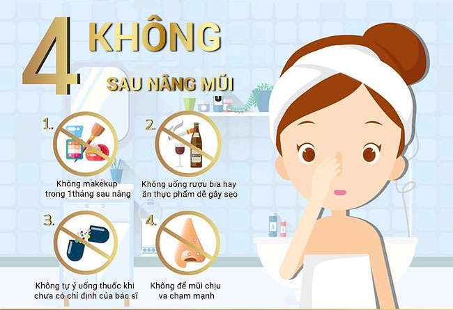 nâng mũi bao lâu thì được trang điểm