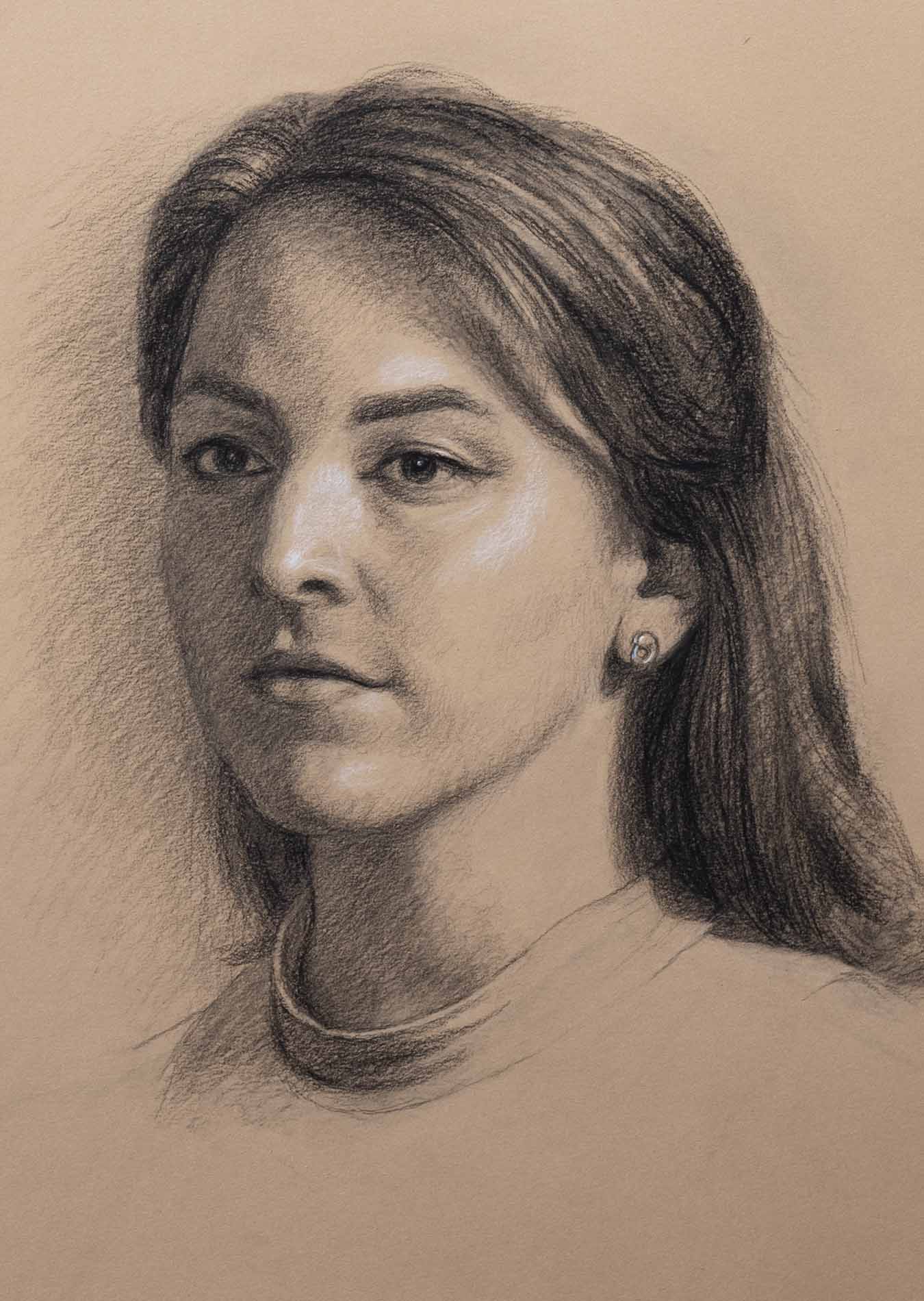 Online Portrait Demo Drawing with Marvin Mattelson