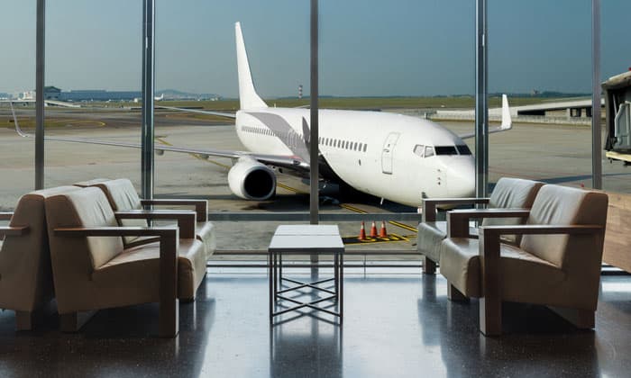 místo na práci - business lounge
