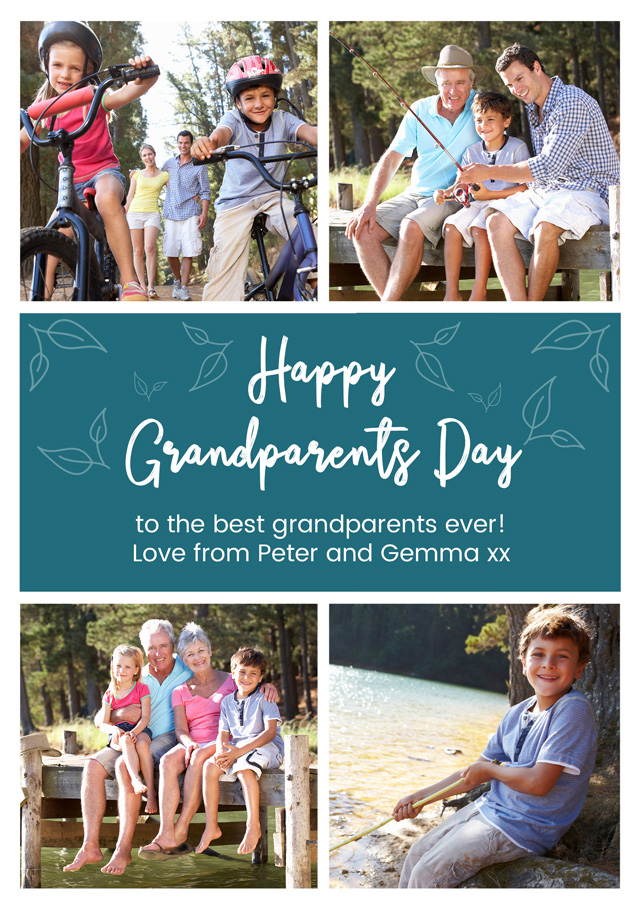 4x Collage Grandparents Photo Grandparents Day