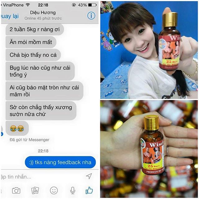 Phản hồi thuốc tăng cân Wisdom Weight 2
