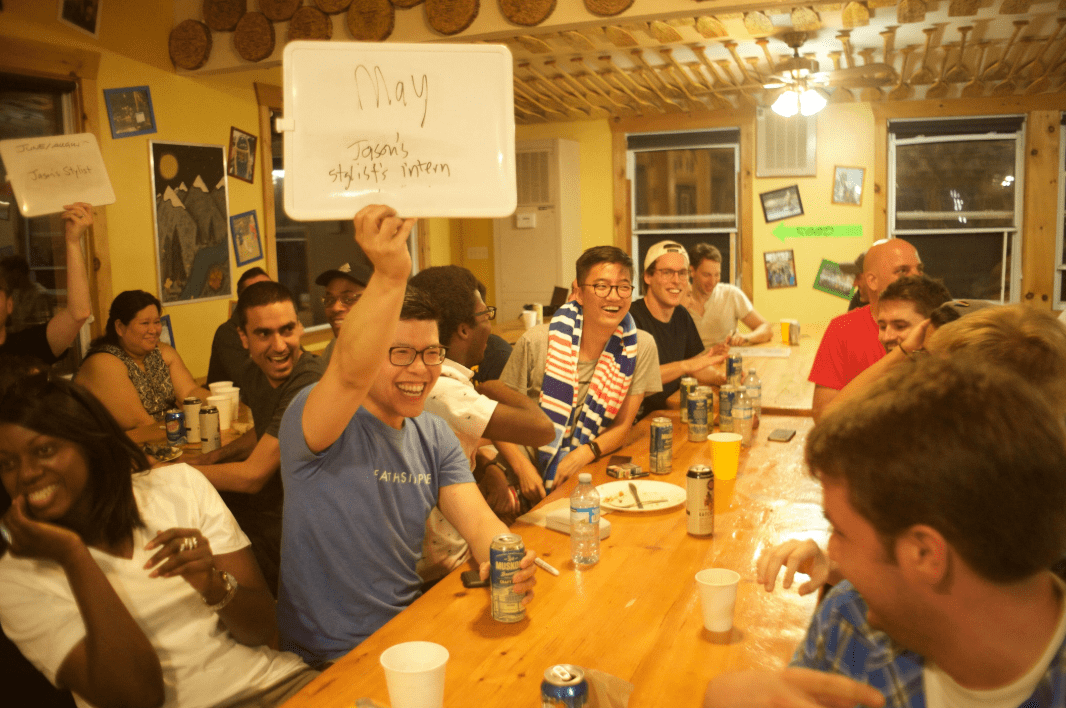 Team Building Activity at a Company Retreat
