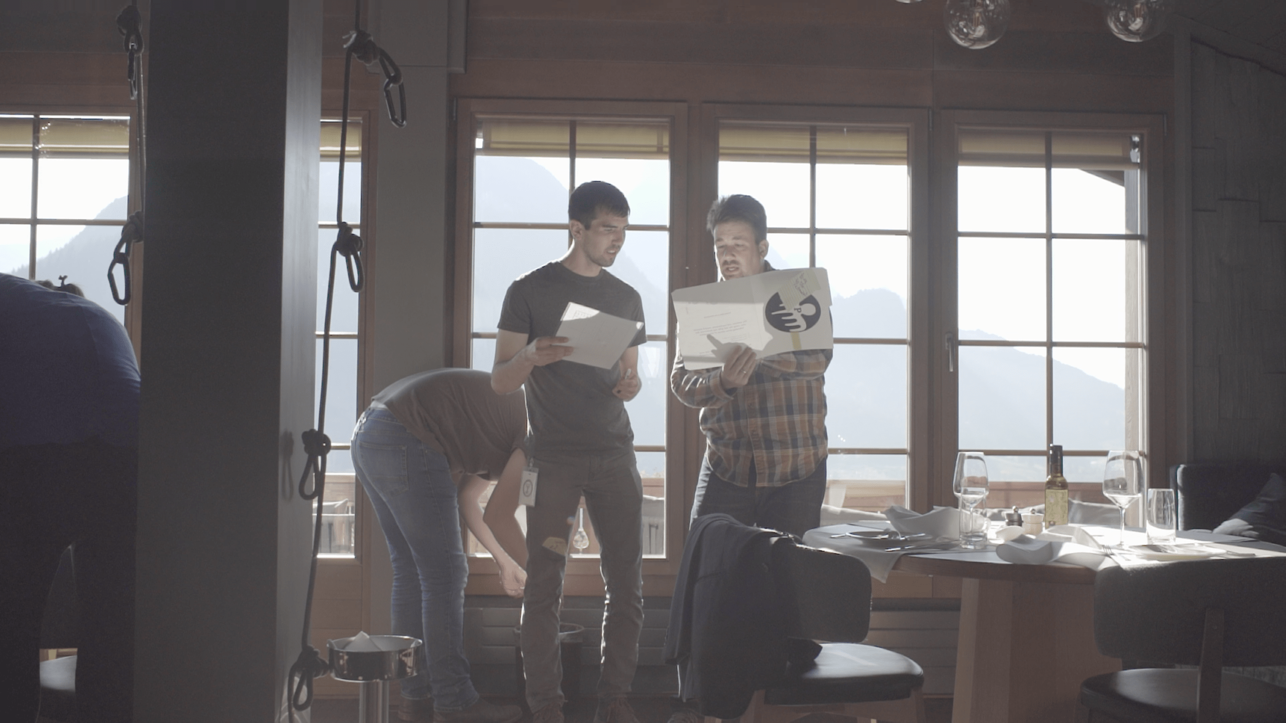 Team Building Activity at a Company Retreat