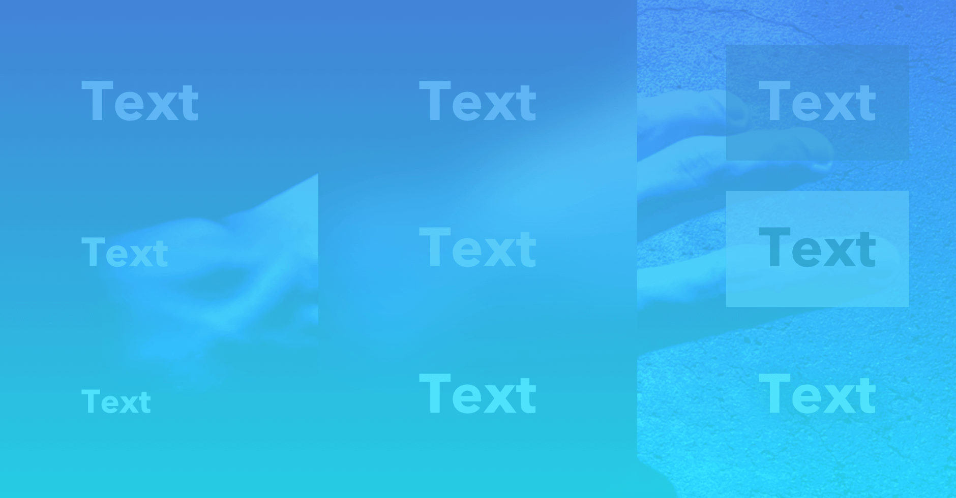 Jak správně umístit texty přes obrázky