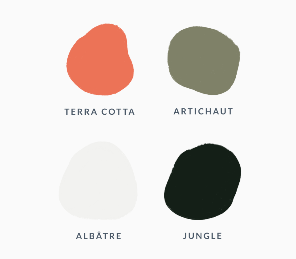 Palette de couleur de la marque