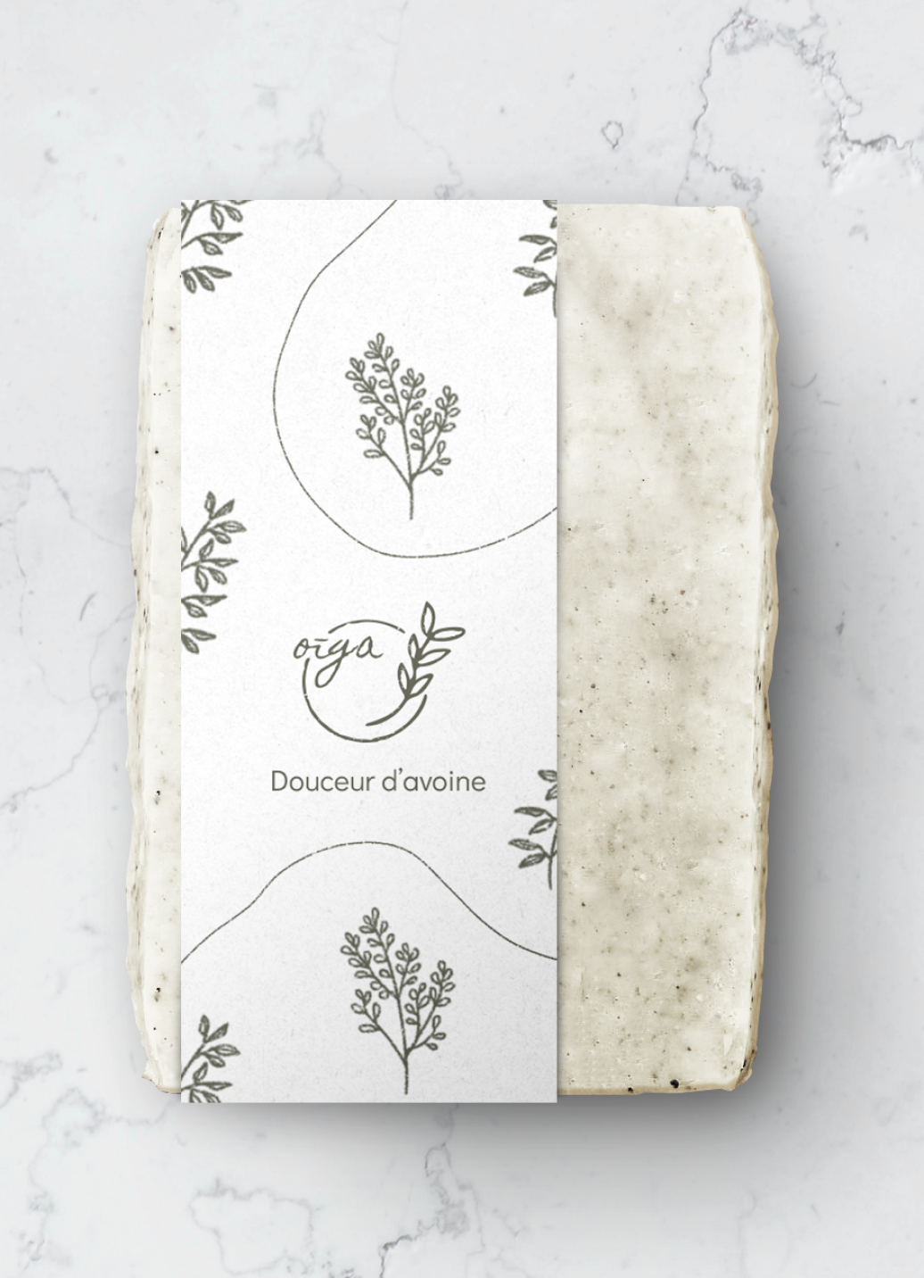 Packaging avec le motif de la marque