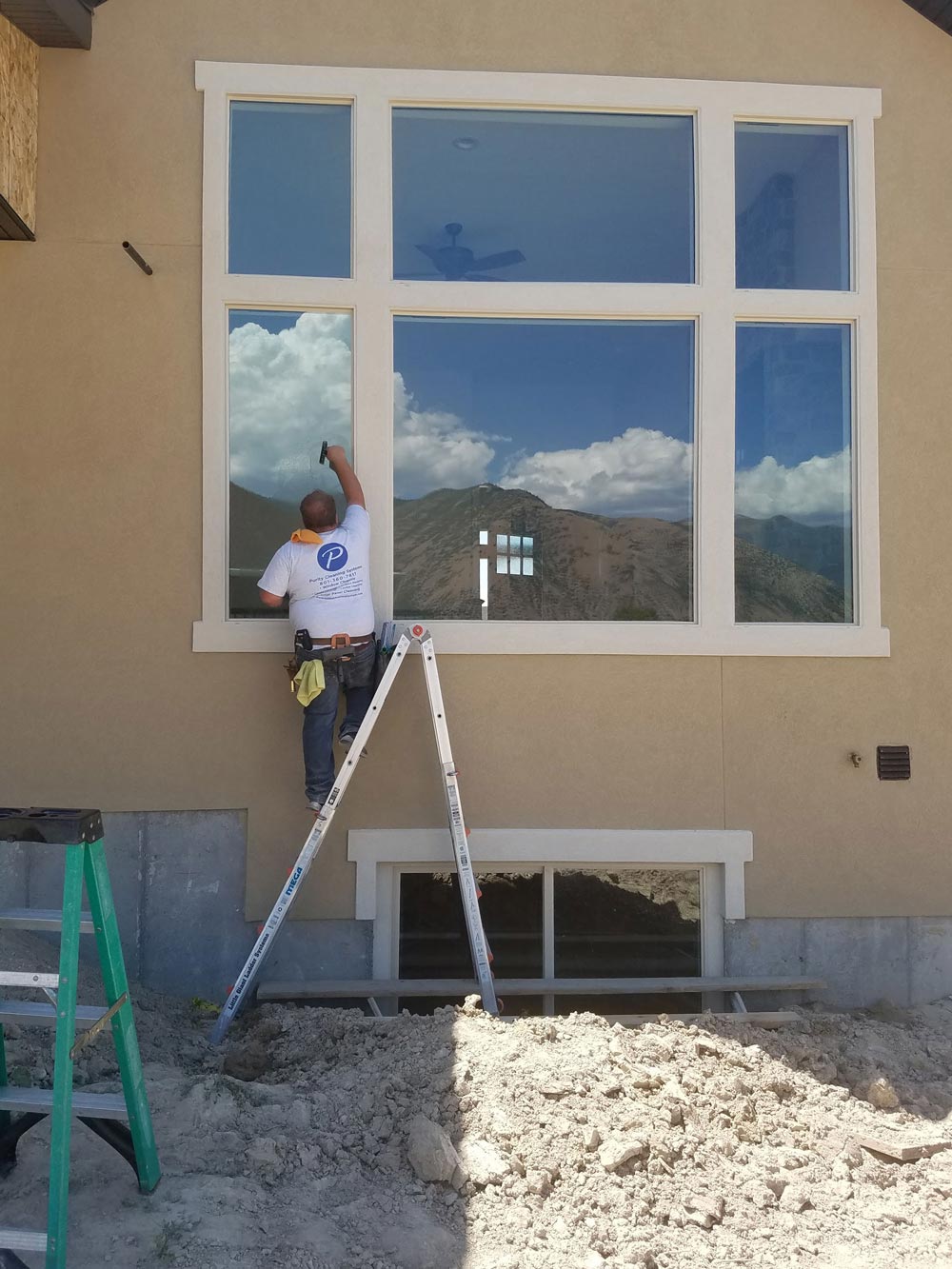 Residential window cleaning in Utah County
