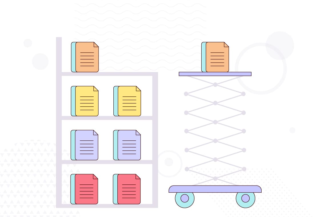 A data storage illustration