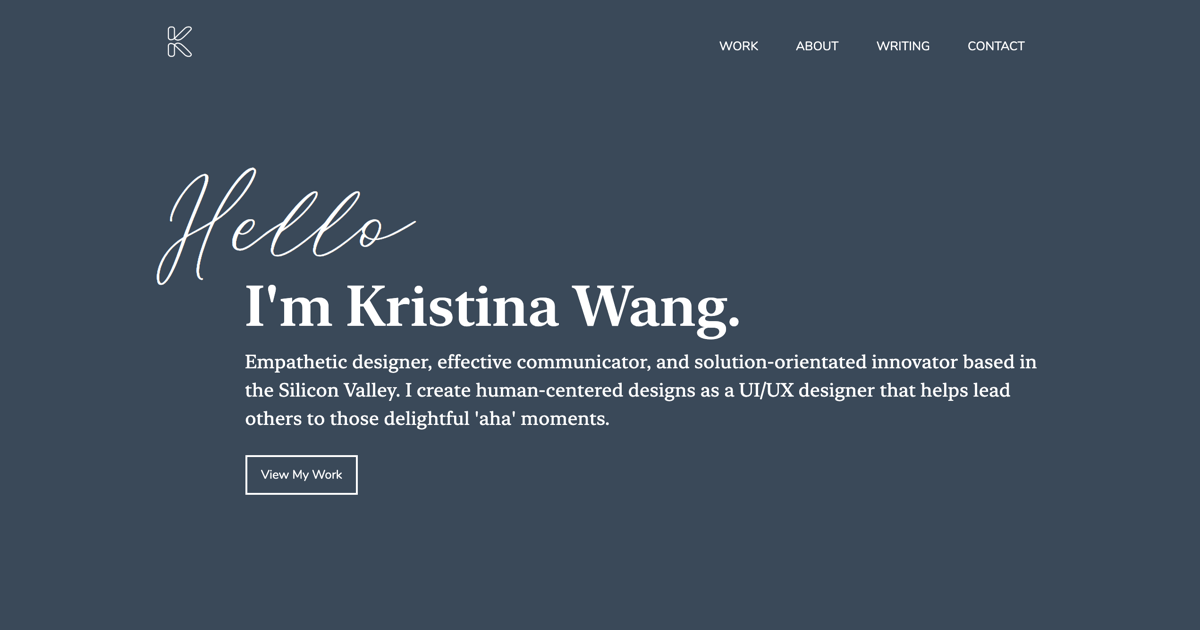 Kristina Wang Kristina Wang
