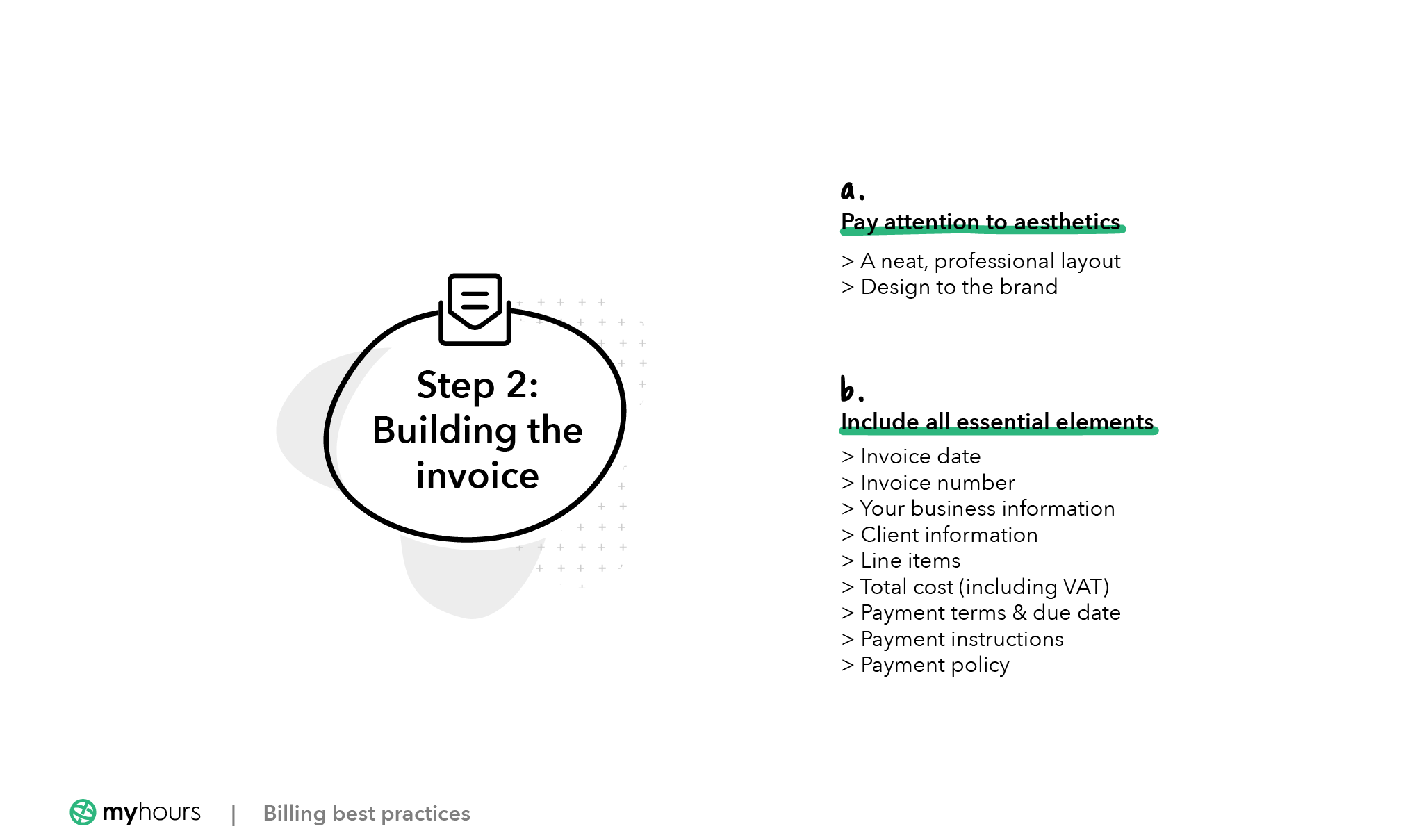 How to build an invoice