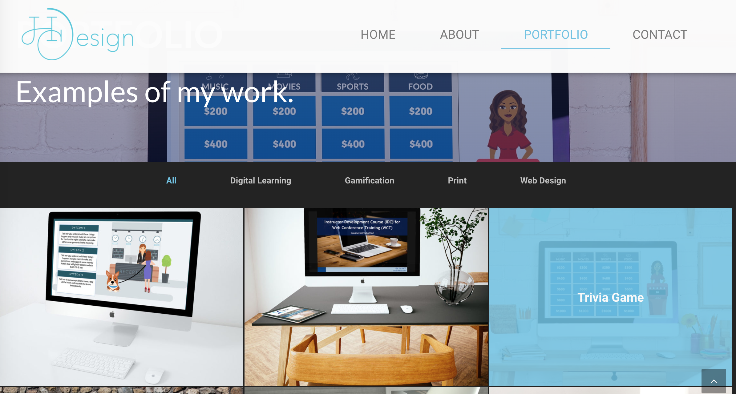 Self-hosted portfolio site by Holly Castellow