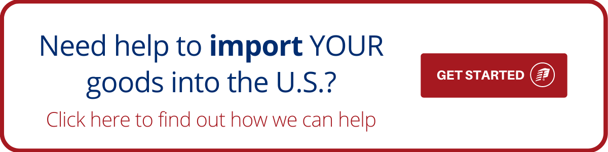 import your goods into the US