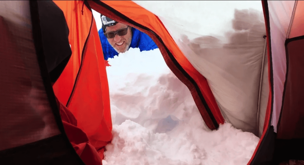 buried in snow