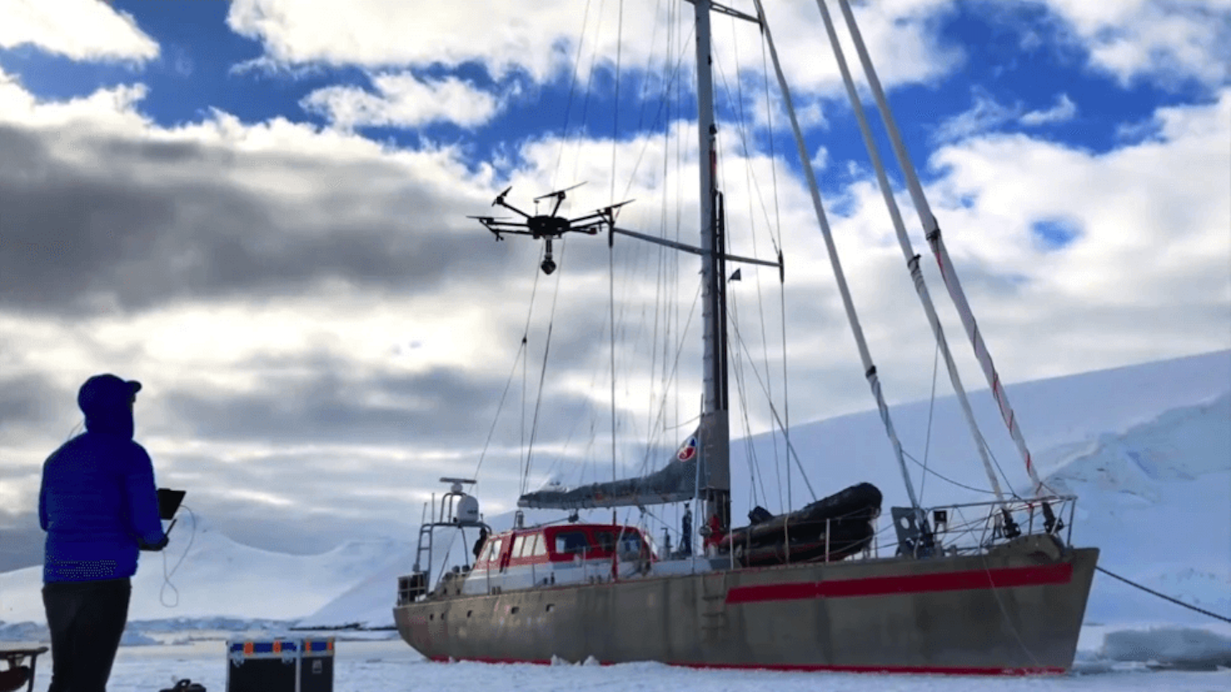 drone antarctica