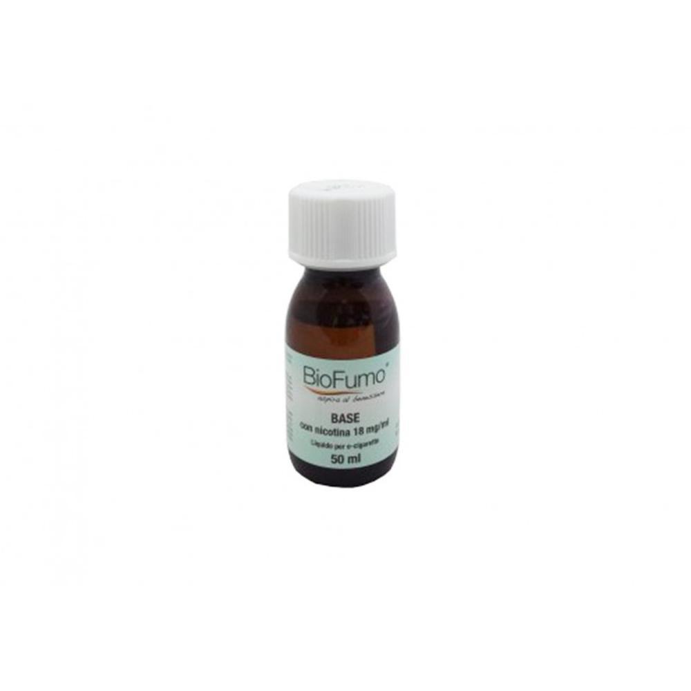 liquido biofumo base in primo piano