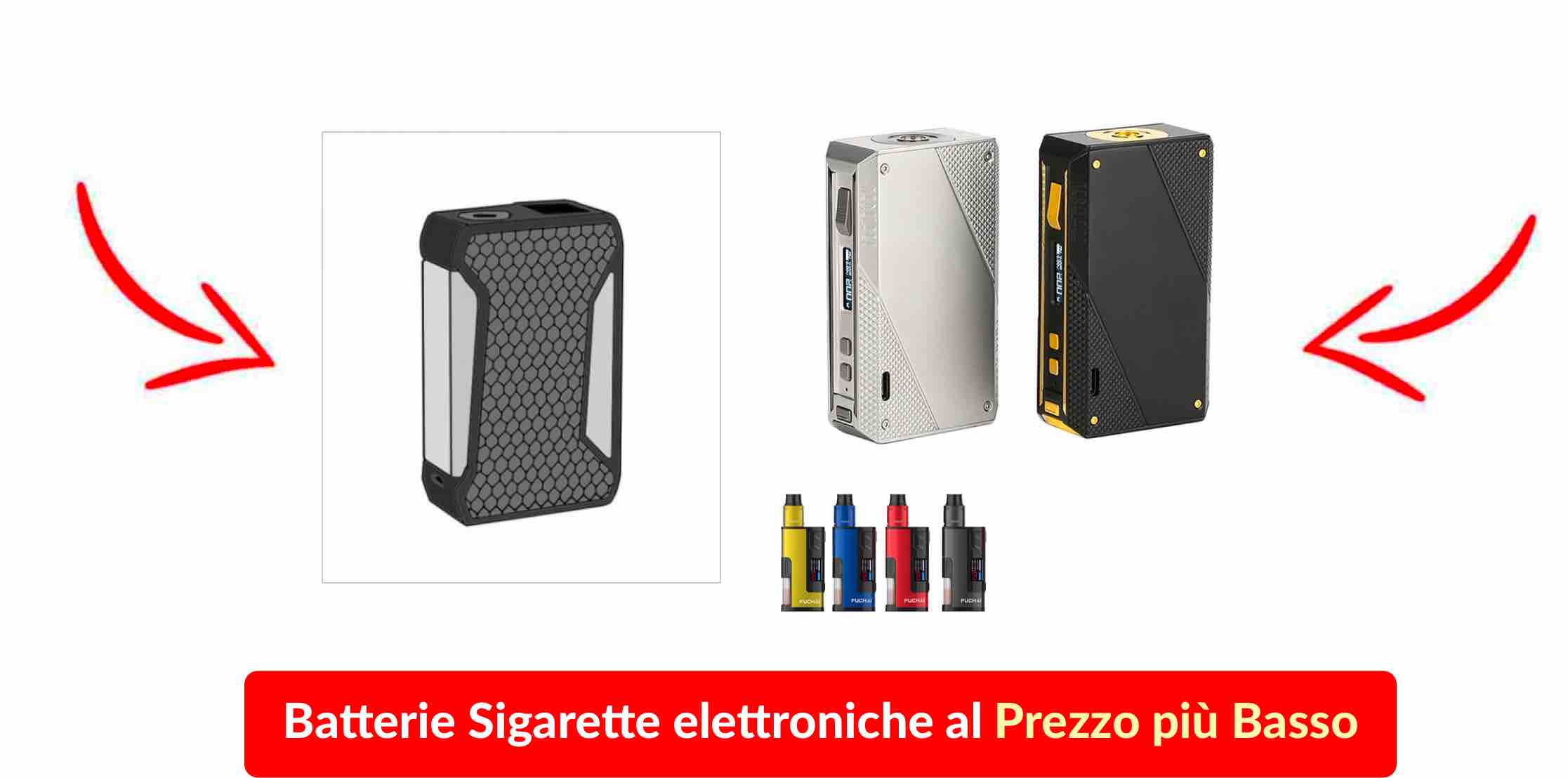 una collezione di batterie