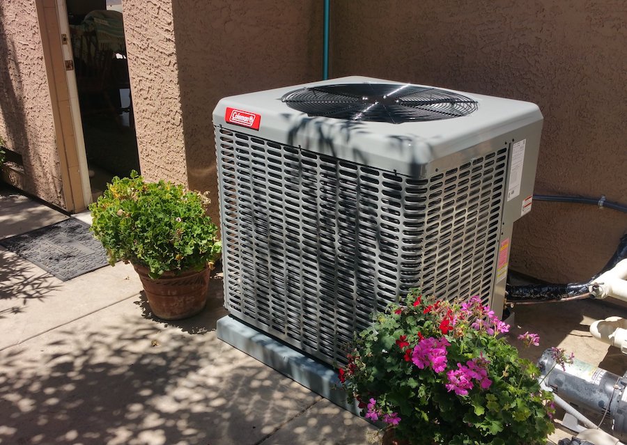 HVAC unit installed by Facino Heating and Air in El Dorado Hills, CA