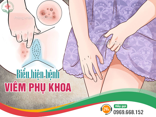 biểu hiện của viêm phụ khoa - âm đạo