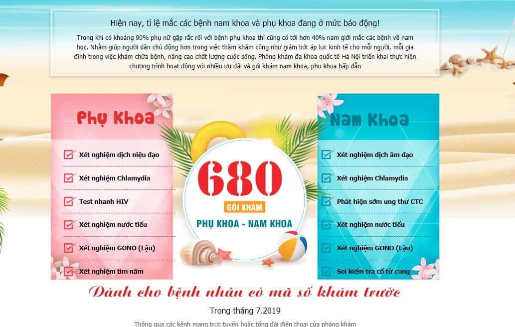 hỗ trợ khám sưng vùng kín