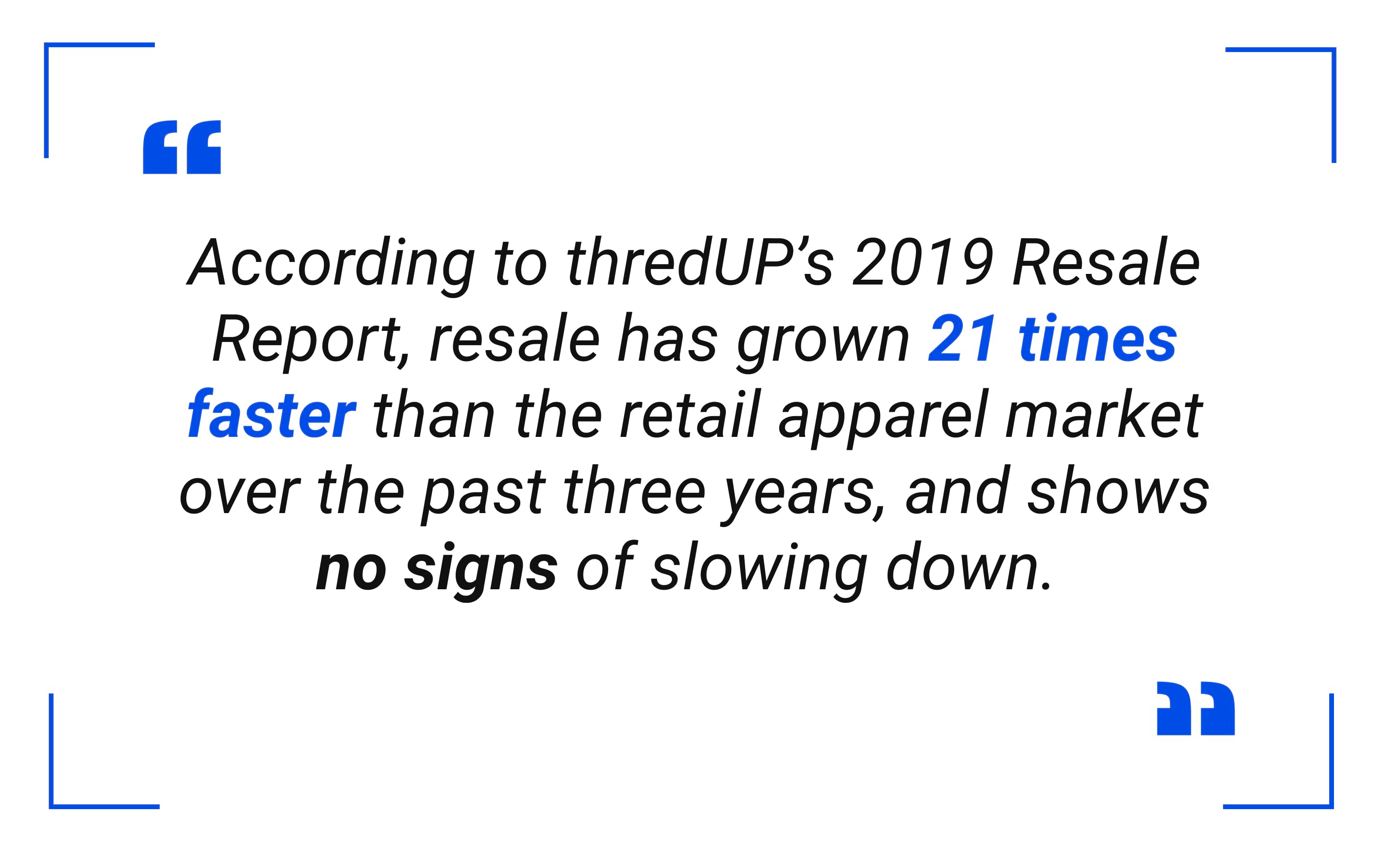 thredUP 2019 Resale Report