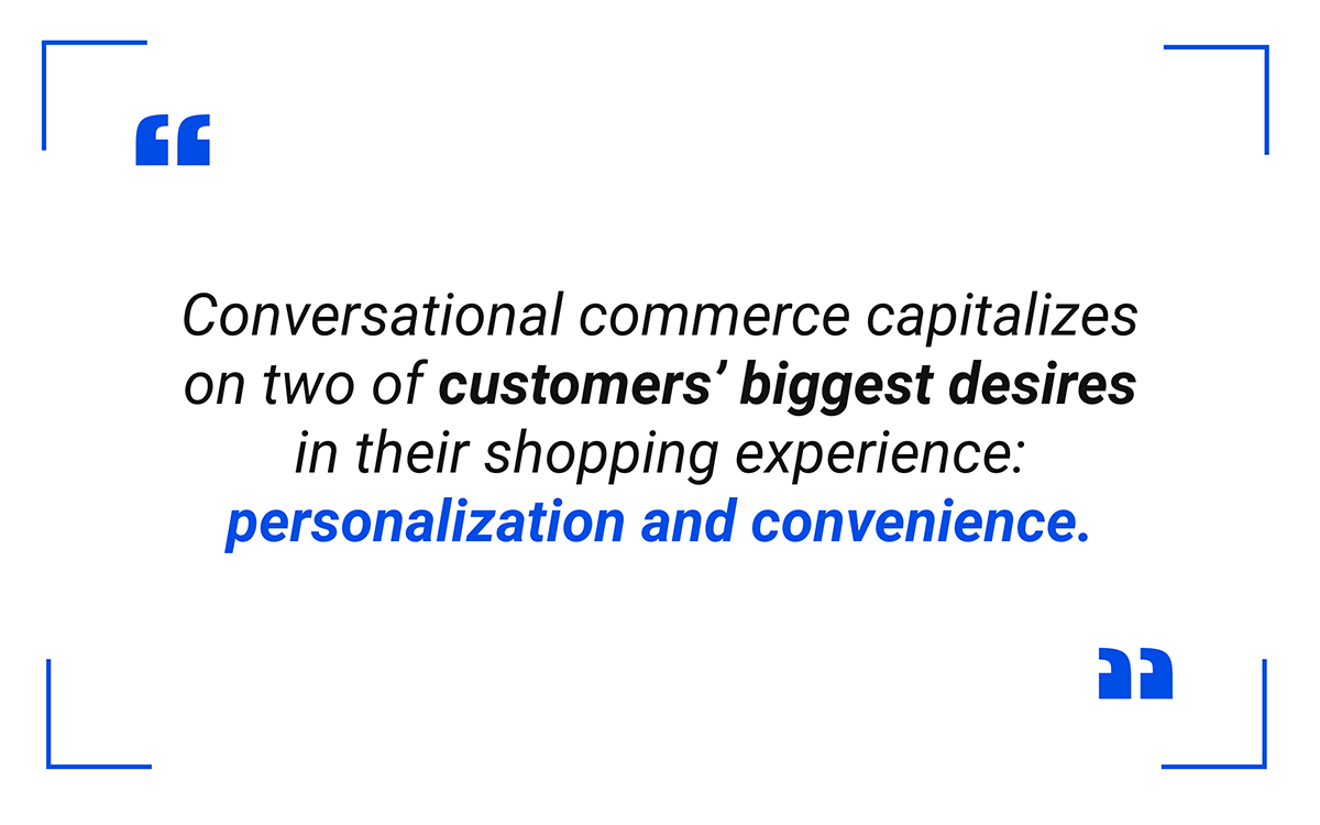 Personalization and convenience