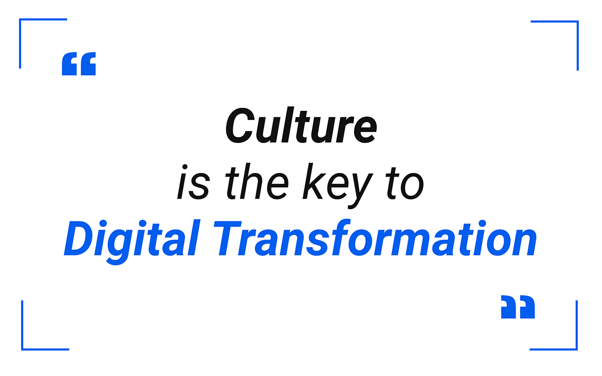 Culture is the key to digital transformation