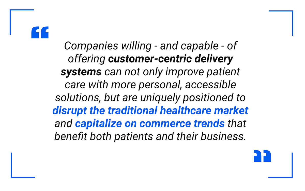 companies willing - and capable - of offering customer-centric delivery systems