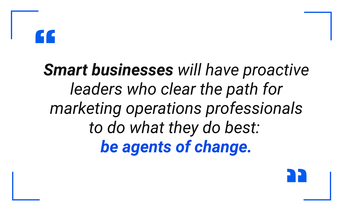be agents of change