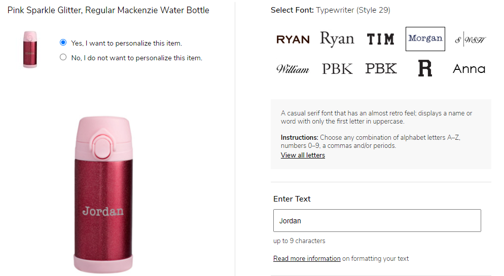 product customization