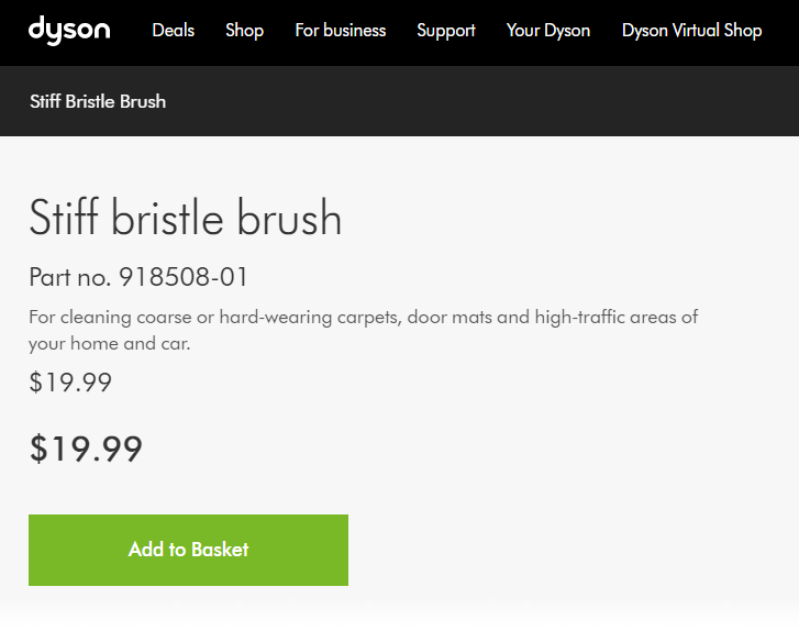 stiff brush product