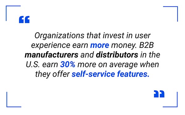 Self-service features quote